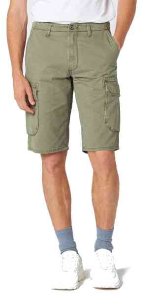 Wrangler Cargo Short aus 100% Baumwolle - Dusty Olive